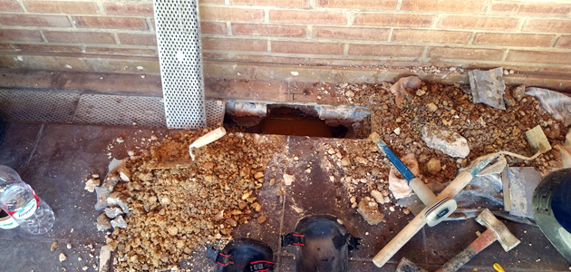 Localización de fuga de agua