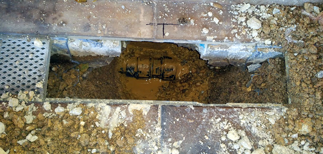 Localización de fuga de agua