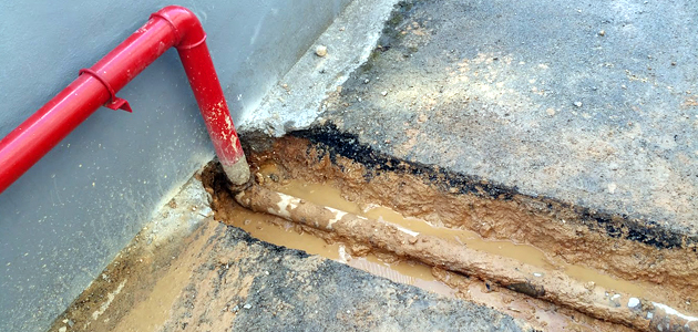 Localización de fuga de agua