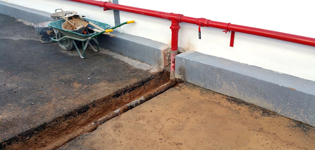 Localización de fuga de agua