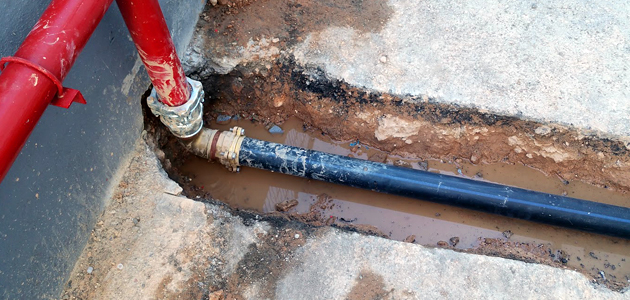 Localización de fuga de agua