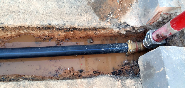 Localización de fuga de agua