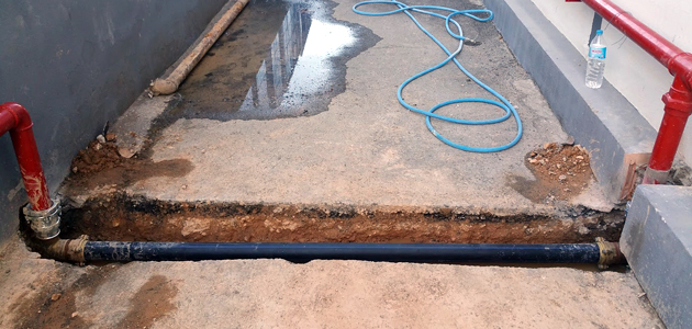 Localización de fuga de agua